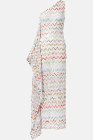 Missoni Abito lungo in crochet a zig-zag