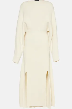 Proenza Schouler Abito midi in bouclé di misto lana