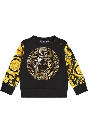 VERSACE Baby - Felpa Medusa in cotone con stampa