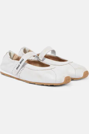 Miu Miu Ballerine Mary Jane in pelle