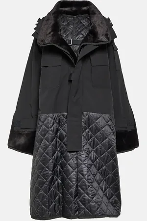 JUNYA WATANABE Cappotto con shearling sintetico