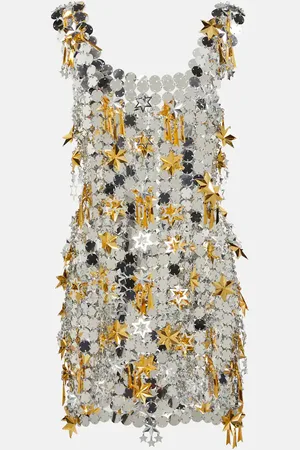 Paco rabanne Miniabito con applicazioni