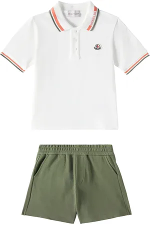 Moncler Polo e shorts in cotone