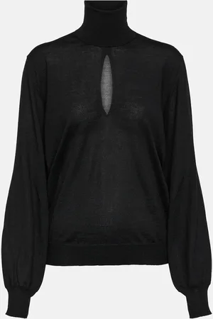 Tom Ford Dolcevita in cashmere e seta con cut-out