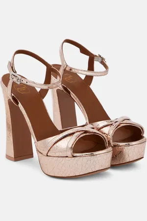 MALONE SOULIERS Sandali Keaton in pelle con plateau
