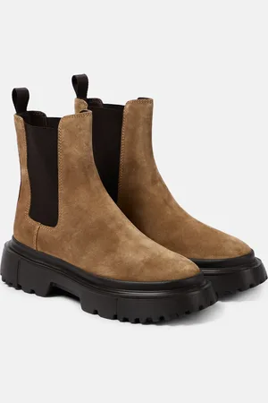 Hogan Stivaletti Chelsea H619 in suede