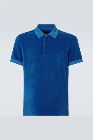 Tom Ford Polo in spugna di misto cotone