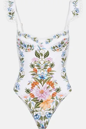 Farm Rio Costume intero Sweet Bloom con volant
