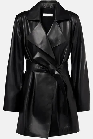Nour Hammour Cappotto a portafoglio Kerri in pelle