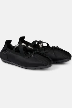 Simone Rocha Ballerine in raso con cristalli