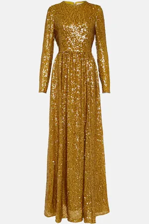 Erdem Abito lungo con paillettes