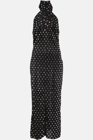 Alaïa Alaïa Abito midi con scollo all