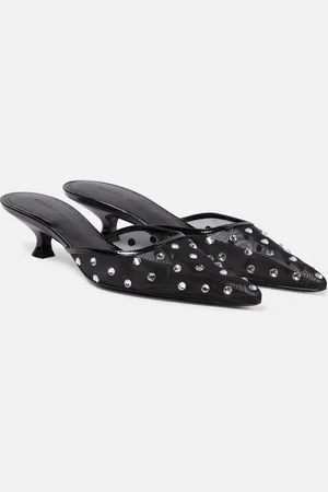 Khaite Mules Minna con cristalli Swarovski®