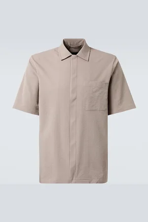 HERNO Polo in seersucker a righe