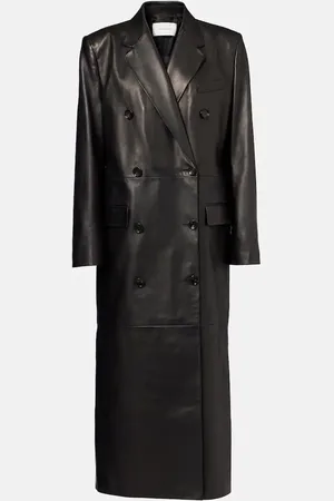 MAGDA BUTRYM Cappotto doppiopetto in pelle