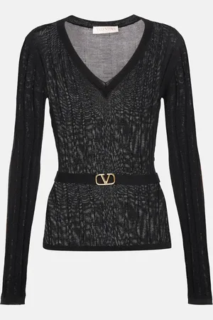 VALENTINO Pullover VLogo in lana vergine