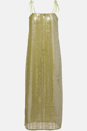 Adriana Degreas Abito midi Solid Sequins