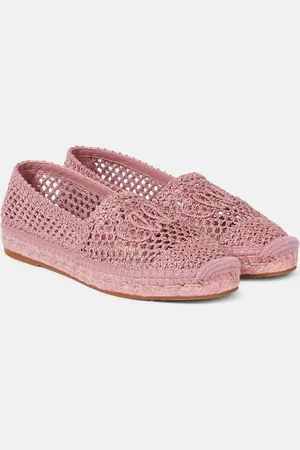 Chloé Chloé Espadrillas Isla in crochet con logo