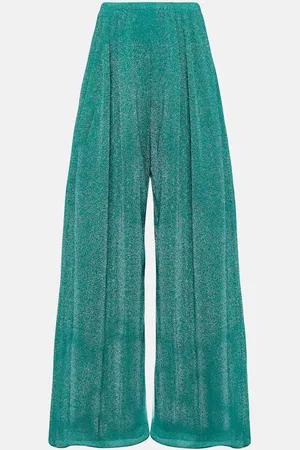 Oseree Oséree Pantaloni Lumière a gamba larga