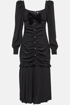 Alessandra Rich Abito midi in seta