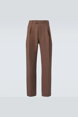 Loro Piana Pantaloni Reinga in lino e twill di seta
