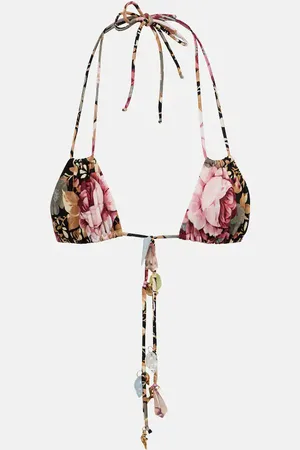 Chloé Chloé Top bikini con stampa floreale