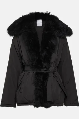 YVES SALOMON Piumino con shearling