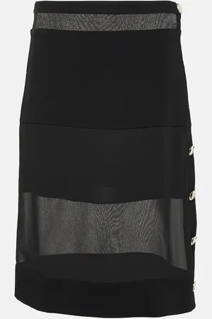 Proenza Schouler Gonna midi in chiffon tecnico