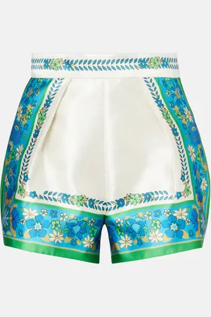 ALÉMAIS Alémais Shorts Vivianna a vita alta con stampa