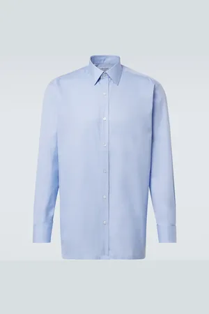 Charvet Camicia in popeline di cotone