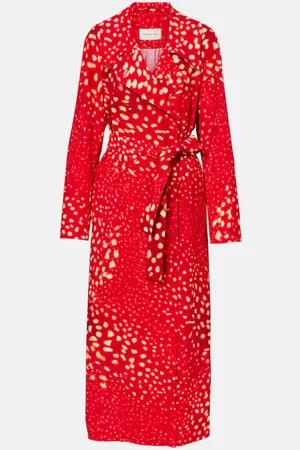 DRIES VAN NOTEN Cappotto con stampa