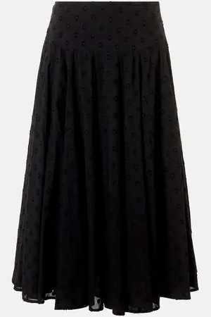 ULLA JOHNSON Gonna midi Luisa in cotone