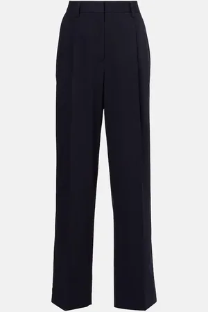 Totême Pantaloni regular in cotone a vita alta