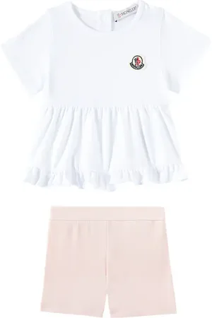 Moncler Baby - Shorts e T-shirt in misto cotone