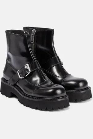 Maison Margiela Stivaletti in pelle con fibbia