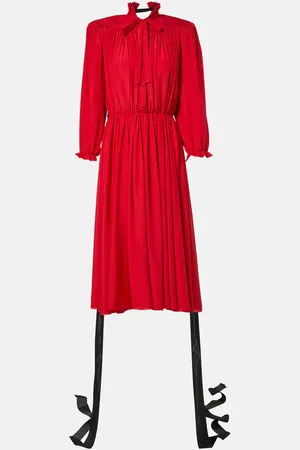 Balenciaga Abito midi in seta