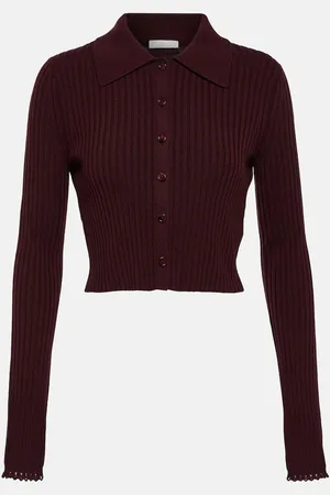 Chloé Chloé Cardigan in misto lana a coste