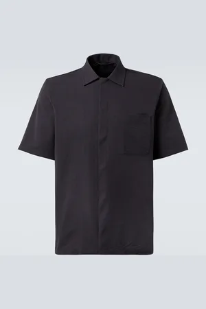 HERNO Polo in seersucker a righe