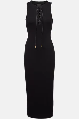 Givenchy Abito midi in cotone a coste