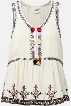 Marant Etoile Top con ricami