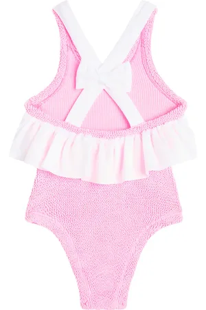 Hunza G Baby - Costume intero Lara con fiocco
