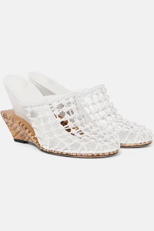 Jacquemus Mules Double 110 in pelle intrecciata