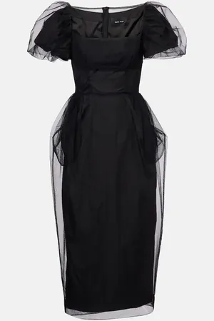 Simone Rocha Abito midi con tulle