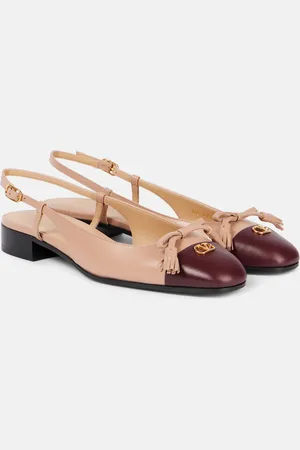 VALENTINO GARAVANI Ballerine slingback Valet Du Roi in pelle