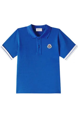 Moncler Polo in piqué di cotone con logo