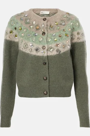 Tory Burch Cardigan in misto lana Fair Isle