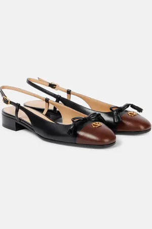 VALENTINO GARAVANI Ballerine slingback Valet Du Roi in pelle