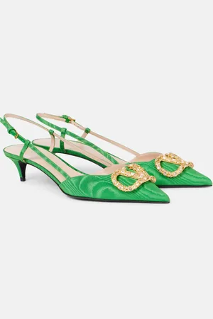 VALENTINO GARAVANI Pumps slingback VLogo 40 in raso