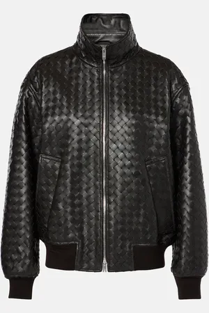 Bottega Veneta Giacca in pelle Intrecciato