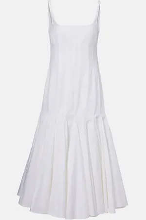 Jacquemus Abito midi Agave in popeline di cotone